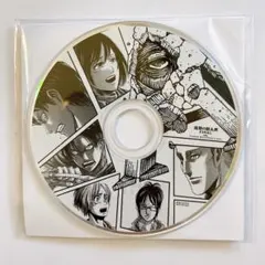 ミニCD　ディスク　タワーレコード　特典　進撃の巨人　リヴァイ　エルヴィン 進撃の巨人 タワレコ コラボカフェ限定 ミニディスク リヴァイ