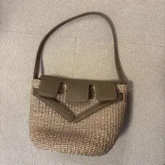 SEA カゴバッグ グレージュ Mサイズ - メルカリ