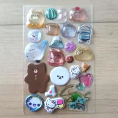 ボンボンドロップシールぷくぷくシールおすそ分け