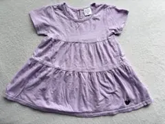 CECIL McBEE 紫色 半袖 フリルワンピースのサムネイル