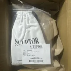 sculptor Cross Leather Strap Wallet ホワイト