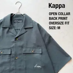 Kappa オープンカラーシャツ バックプリント ビッグシルエット Mのサムネイル