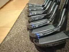 SPALDING エンタープライズ アイアンセット 7本 アウトレット】パワーショットアイアン(7本セット) TORAYCAカーボン