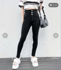 ENVYM♡ハイウエスト スキニーパンツ