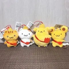 ポムポムプリン ようちえんマスコット 4種コンプリート　チームプリン　30周年 ポムポムプリン ようちえんマスコット 4種コンプリート チームプリン