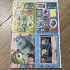 モンスターズ・インク キャラクターシールセット （１枚使いかけ）