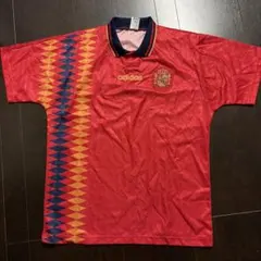 adidas スペイン代表 ユニフォーム 94 2XL 復刻 - メルカリ