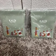 カルディ　クリスマスぱっちんポーチ　2個セット