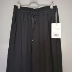 ワイドパンツ ブラック ウエストゴムのサムネイル