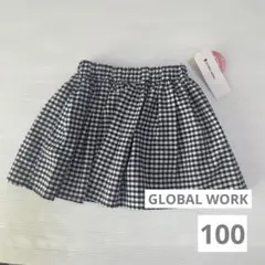 新品　GLOBAL WORK グローバルワーク　インナー付きスカート　100