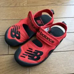 本日限定価格！【美品】new balance キッズ　サンダル　18cm