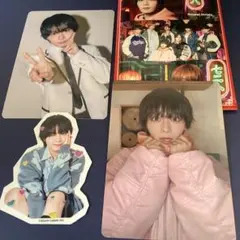 なにわ男子　大西流星　HARDWORK特典　トレカ　ステッカー　3点