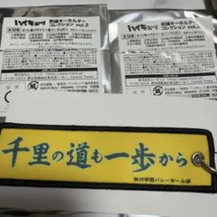 ハイキュー!! 角川学園高校 刺繍キーホルダー