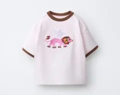 【新品】ZARA KIDS X SISSEL EDELBO タイガー刺繍Tシャツのサムネイル