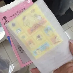 サンリオ シークレットタイルシール風ミニミラー ポムポムプリン