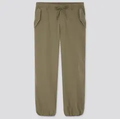 EZYワイドフィットパラシュートジョガーパンツ　ユニクロ　Lサイズ　オリーブ