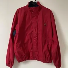 90s CHAPS RALPH LAUREN 赤色ナイロンジャケット L