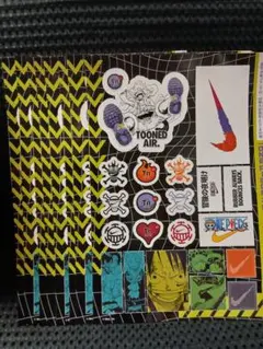 ワンピース×NIKE スペシャルコラボステッカー 週刊ジャンプ付録 8枚セット