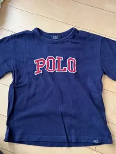 POLO Tシャツ ネイビー ロゴ刺繍のサムネイル
