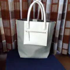 DoCLASSE 2wayグラフィックトートバッグ グレー/ホワイト