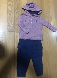 ラルフローレン　キッズ上下セット80cm