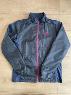 adidas ウィンドブレーカー M グレー/ネイビー