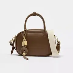 ZARA ミニステッチバッグ　袋付き