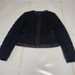ZARA BASIC ヘリンボーン柄グレージャケット サイズ: Sのサムネイル