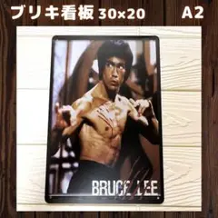 ブリキ看板ブルースリーアメリカ雑貨インテリアレトロヴィンテージ映画A21A