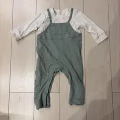 GU ベビー 長袖 ロンパース カバーオール 80cm