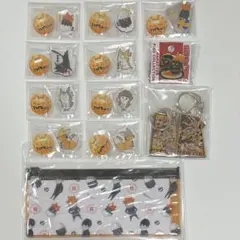 ハイキュー　アクリルminiフィギュア　動物　ピンズ　ユニフォームキーホルダー ハイキュー アクリルminiフィギュア 動物 ピンズ ユニフォーム