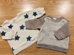 ベビー・子供服　60〜70 長袖　裏起毛　冬服