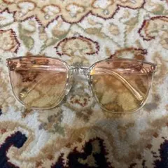 グラデーションチーク眼鏡 血色プラス 色付きメガネ チークカラーメガネ JINS