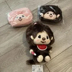 モンチッチ ぽってりお手玉ぬいぐるみ　ポシェット2種セット