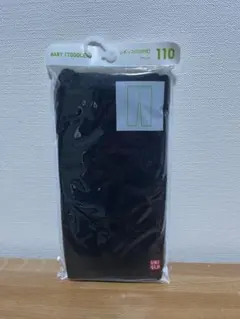新品 UNIQLO レギンス 110 スパッツ ボトムス ユニクロ 黒 ブラック
