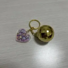 マツケンサンバ ハローキティ ミラーボール付きキーホルダー タイニーチャム