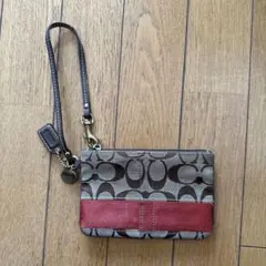 Coach コインケース・小銭入れ ブラウン/レッド