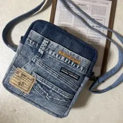 ショルダーバッグ　デニムリメイク　ハンドメイド