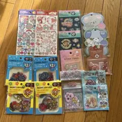 セリア シールまとめ売り 15点 amifa エンジェルブルー