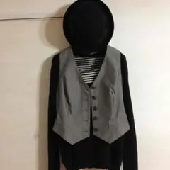 送料込!!♡ROSE BUD♡ストライプベスト♡のサムネイル