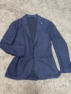 ルビアム テーラードジャケット イタリア製 ネイビー 46 Mサイズ ルビアム テーラードジャケット イタリア製 ネイビー 46 Mサイズ