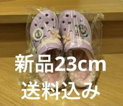 【新品①】鬼滅の刃　胡蝶しのぶ　ボア付き　EVAサンダル スリッパ　23cm