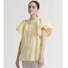 yori バルーンスリーブブラウス 極美品 人気 ヨリ yori バルーンスリーブ ブラウス シャツ ピンク