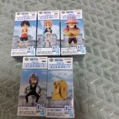 M*ん様 ワンピース フィギュア 5体セット　ワーコレ　 エニエスロビー1