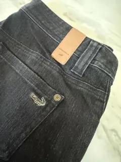 美品クロコダエル　ダークデニム ストレートパンツLサイズジーンズ
