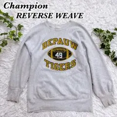 USA製 90s リバースウィーブ 刺繍タグ カレッジ XL 3段プリント