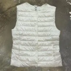 ★UNIQLO ウルトラライトダウンコンパクトベスト S ホワイト /33