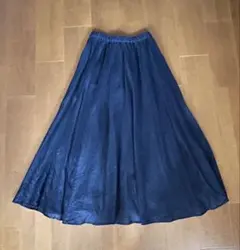 ＊URBAN RESEACH DOORS ＊リネンロングスカート＊ブラックのサムネイル