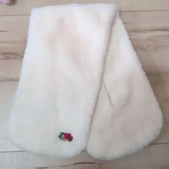 FRUIT OF THE LOOM ファーマフラー アイボリー