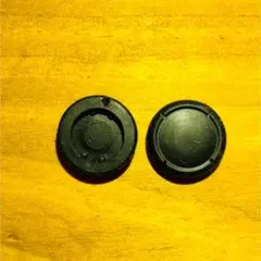 スイッチ　ジョイコン　スティックカバー黒2個セット　交換タイプ　新品(507)